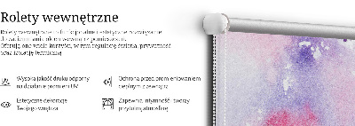 Roletă opacă scurgere de vopsea artistică