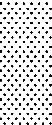 Roletă blackout cu model puncte negre