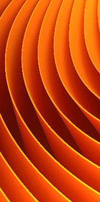 Roletă blackout cu model de abstracție portocalie
