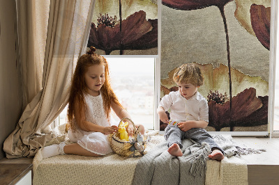 Roleta opaca flori
