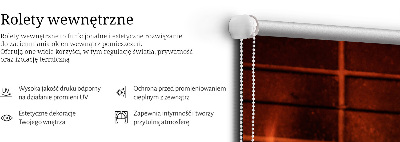 Roletă opacă şemineu