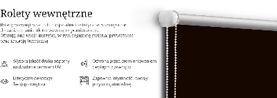 Roleta blackout cu model păsări în frunze
