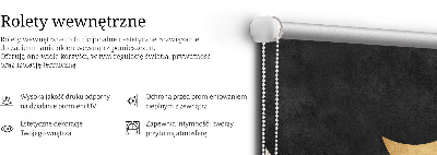 Perdea roletă cu model abstracție modernă