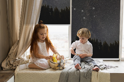 Roleta blackout cu model Stele pe cer