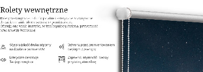 Perdea roleta cu motiv cer înstelat