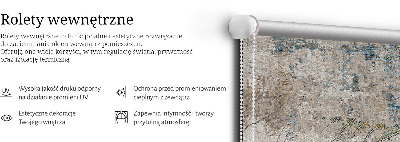 Perdea roleta cu frunze reflectate