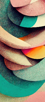 Roletă blackout cu model abstract