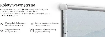 Roletă opacă cu un pescar pe o barcă