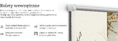 Perdea roleta o macara în tufiș