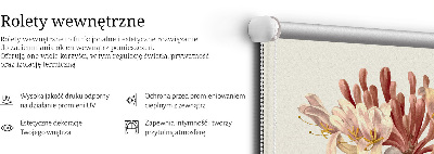Perdea roleta floare care cade