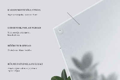 Blat de masă pătrat Semitransparent