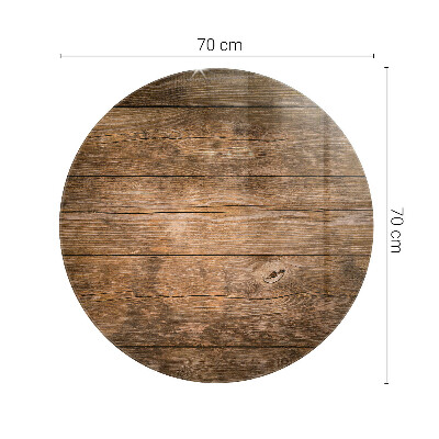 Blat masă rotund Structură ecologică din lemn