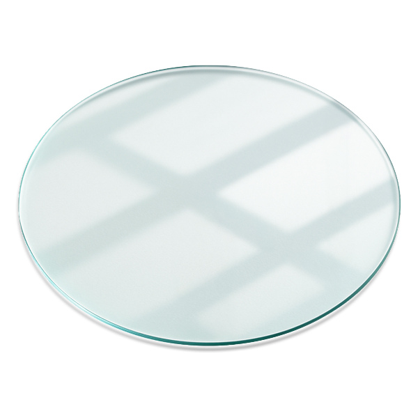 Blat masă terasă rotund transparent