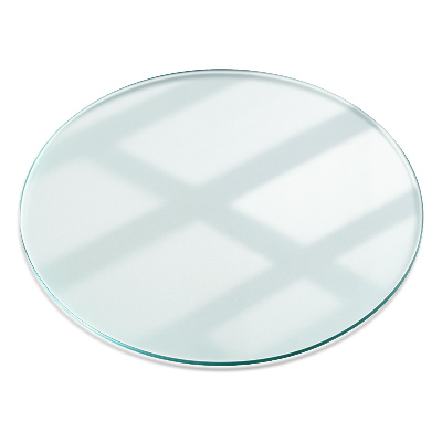 Blat masă terasă rotund transparent