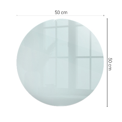 Blat masă terasă rotund transparent