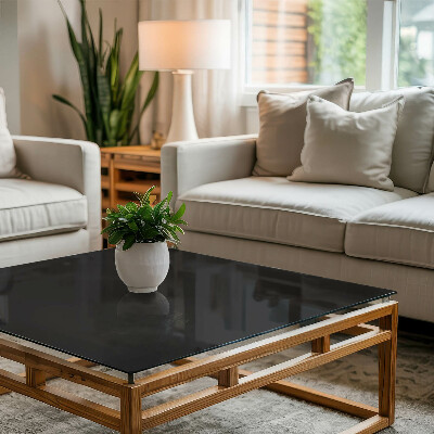 Blat de masă imprimat Negru solid elegant