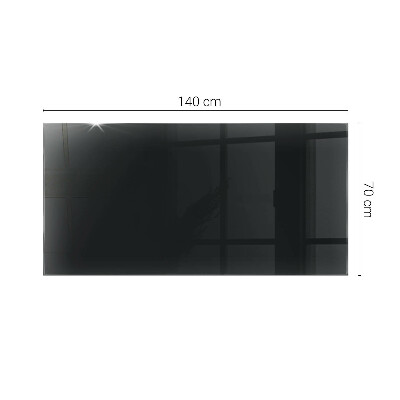 Blat de masă imprimat Negru solid elegant