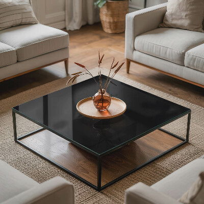 Blat de masă imprimat Negru solid elegant