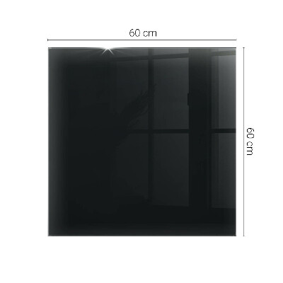 Blat de masă imprimat Negru solid elegant