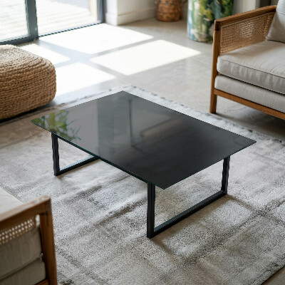 Blat de masă imprimat Negru solid elegant
