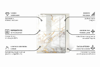 Blat de sticlă decorativă Mozaicuri decorative cu detalii