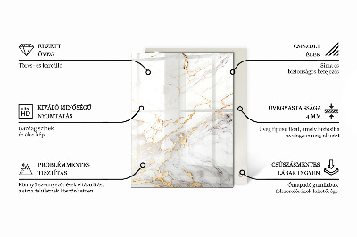 Blat de sticlă decorativă Mozaicuri decorative cu detalii