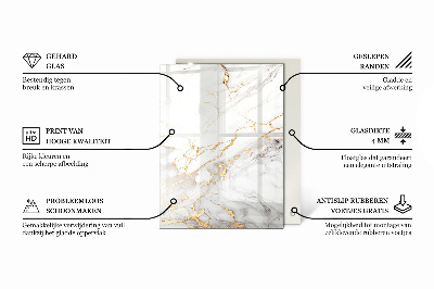 Blat de sticlă decorativă Mozaicuri decorative cu detalii
