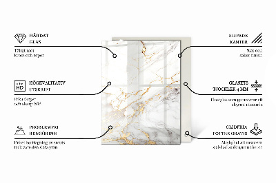 Blat de sticlă decorativă Mozaicuri decorative cu detalii