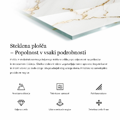 Blat de sticlă decorativă Mozaicuri decorative cu detalii