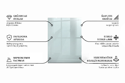 Blat masă terasă dreptunghiular transparent