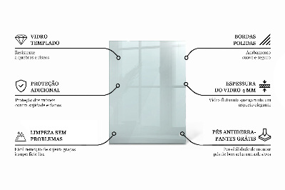 Blat masă terasă dreptunghiular transparent