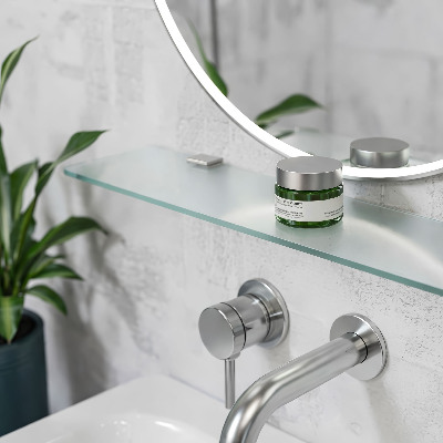 Raft din sticlă Semitransparentă