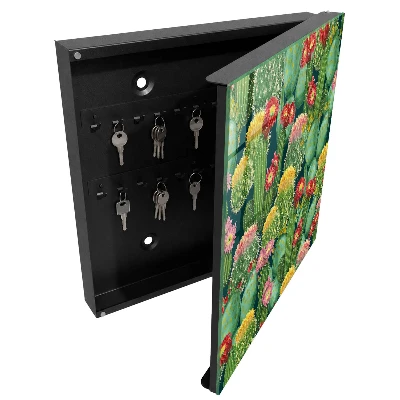 Cutie pentru chei cu design grădină colorată