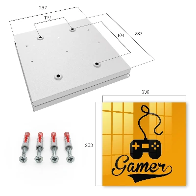Cutii de chei Pad și cuvântul GAMER
