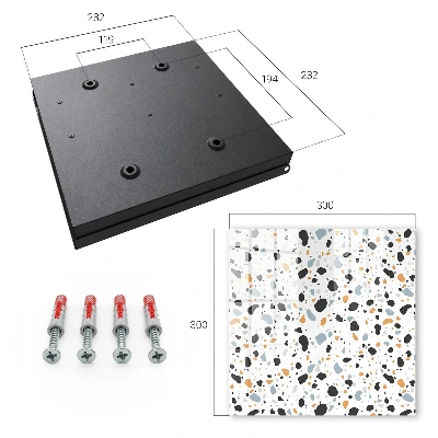 Cutii pentru chei Model de terrazzo