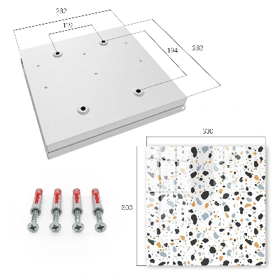 Cutii pentru chei Model de terrazzo