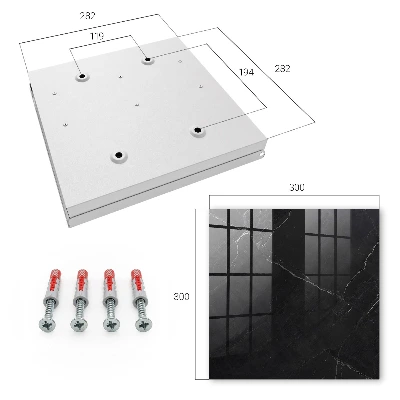 Cutii de chei Marmură neagră