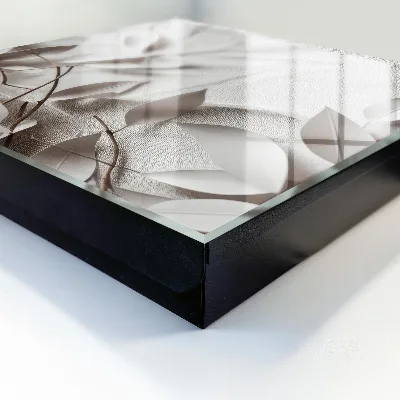 Cutii de chei Material textil cu frunze