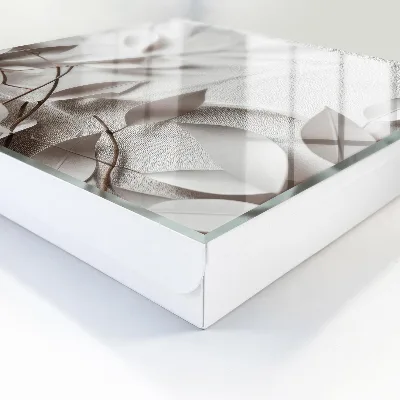 Cutii de chei Material textil cu frunze