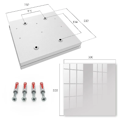 Cutie pentru chei de culoare gri