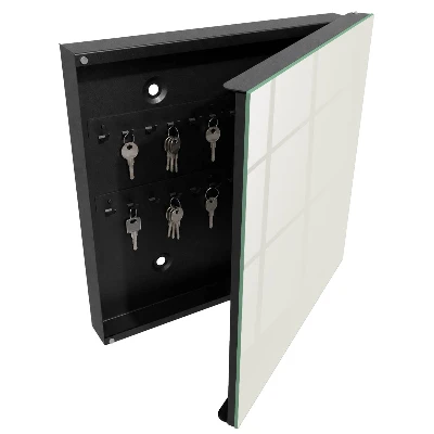 Cutie pentru chei cu design modern gri