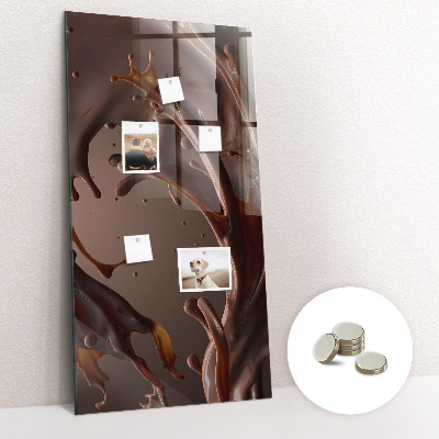 Tablă magnetică perete Ciocolata cu lapte