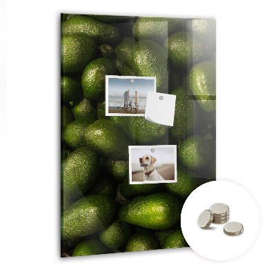 Tablă magnetică perete Avocado proaspăt