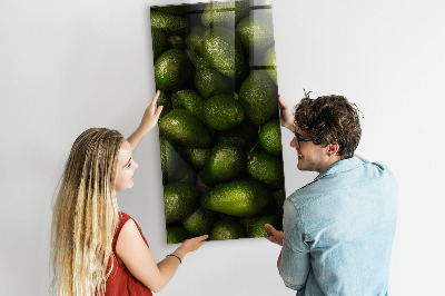 Tablă magnetică perete Avocado proaspăt