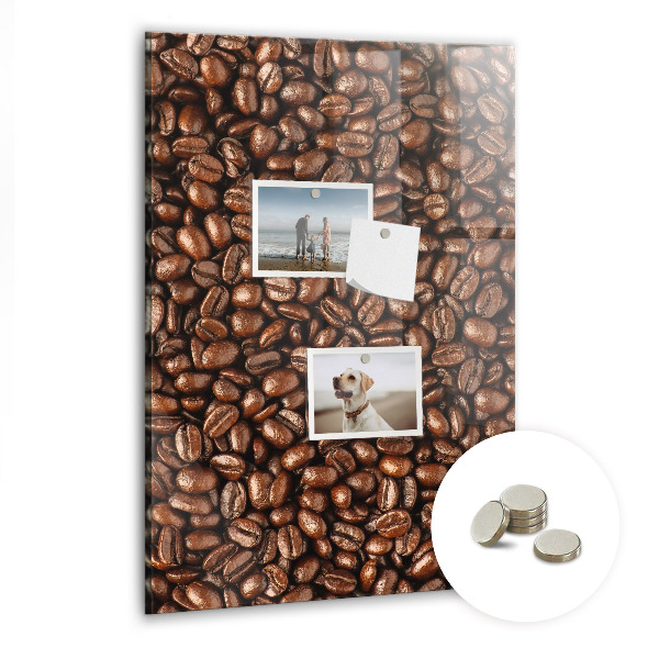 Tablă magnetică perete Boabe de cafea