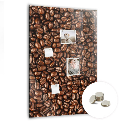 Tablă magnetică perete Boabe de cafea