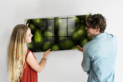 Tablă magnetică pentru magneti Un avocado