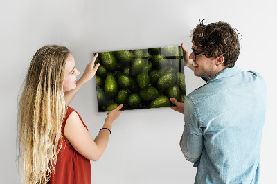Tablă magnetică pentru magneti Un avocado