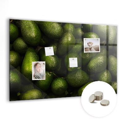 Tablă magnetică pentru magneti Un avocado