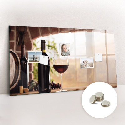 Tablă magnetică pentru magneti Sticle de vin